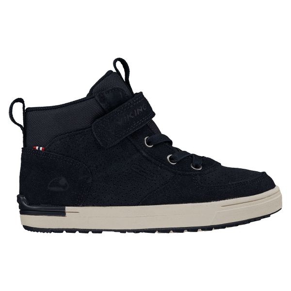 VIKING - SAMUEL MID WP JR - WASSERDICHTER LEDERSCHUH FÜR JUNGEN - NAVY/OLIVE