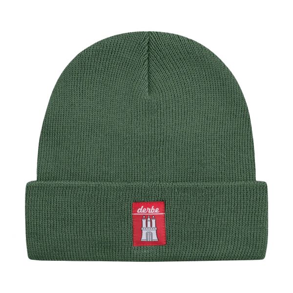 DERBE - BONNET - UNISEX STRICKMÜTZE - KOMBU GREEN