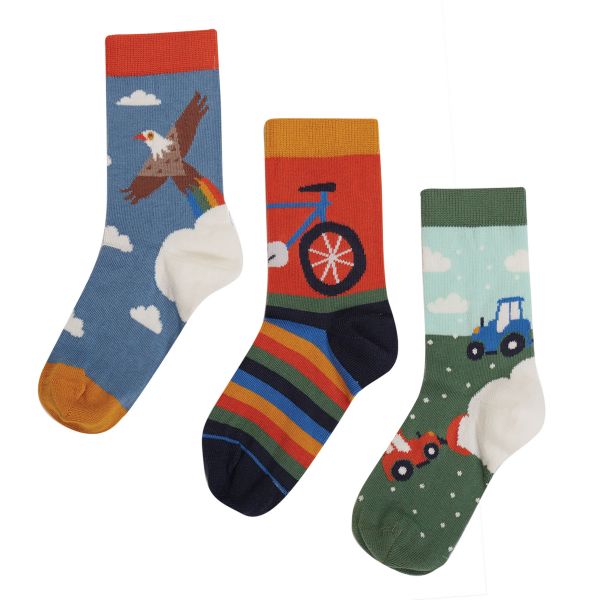 FRUGI - ROCK MY SOCKS - SOCKEN IM DREIERPACK