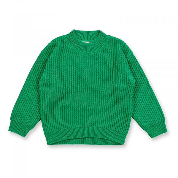 SENSE ORGANICS - MARLEY - STRICK PULLOVER - GREEN