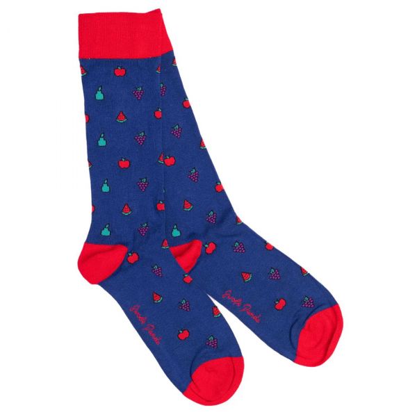 SWOLE PANDA - MIXED FRUIT BAMBOO SOCKS - HERREN SOCKEN - NAVY