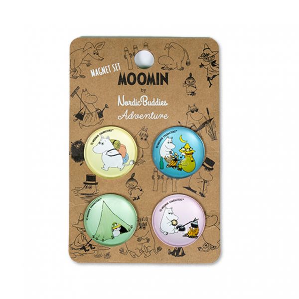 NORDIC BUDDIES - MAGNET SET MOOMIN - BUNTE MAGNETE - ADVENTURE