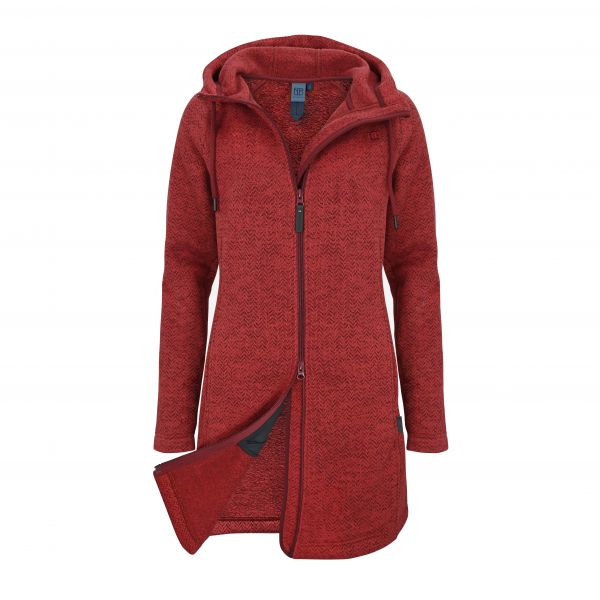 ELKLINE - DURCHGEWÄRMT - DAMEN FLEECEJACKE - RED