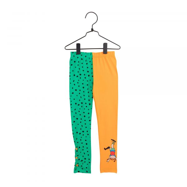 MARTINEX - SPECKLE LEGGINGS - WEICHE JERSEYHOSE - GREEN