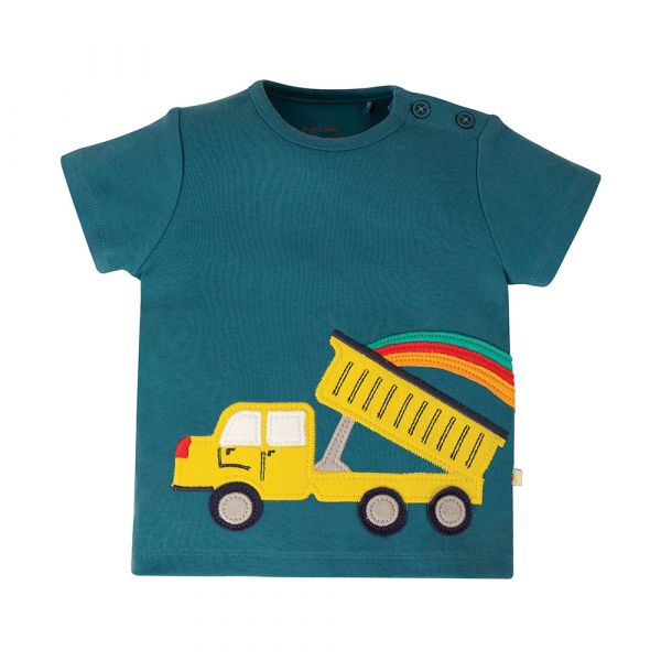 FRUGI - SCOUT APPLIQUE TOP - KURZARM T-SHIRT