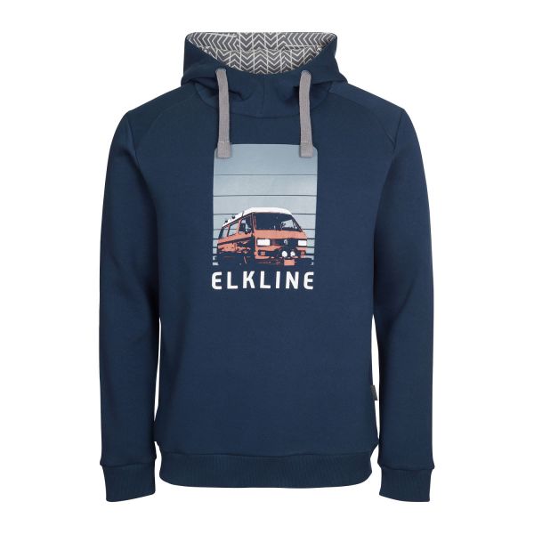 ELKLINE - VANTASTIC - HERREN HOODIE - BLUESHADOW