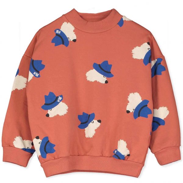 LÖTIEKIDS - SWEATSHIRT - SWEAT PULLOVER - CLAY/DOGS ALL OVER