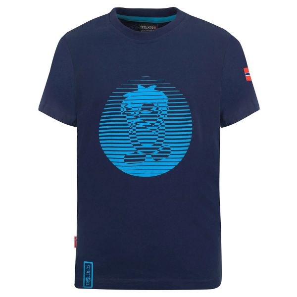 TROLLKIDS - KIDS TROLL T XT - KURZARM T- SHIRT - NAVY/LIGHT BLUE