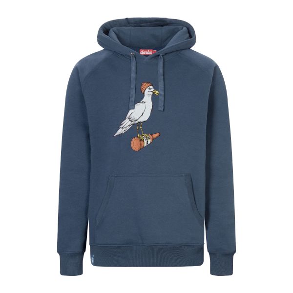 DERBE - STURMMÖWE - HERREN HOODIE KAPUZENPULLOVER - NAVY