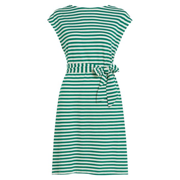 KING LOUIE - MANON DRESS CHOPITO STRIPE - DAMEN KLEID - ULTRA GREEN