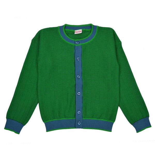 BABA - BO CARDIGAN - STRICKJACKE - EVERGREEN