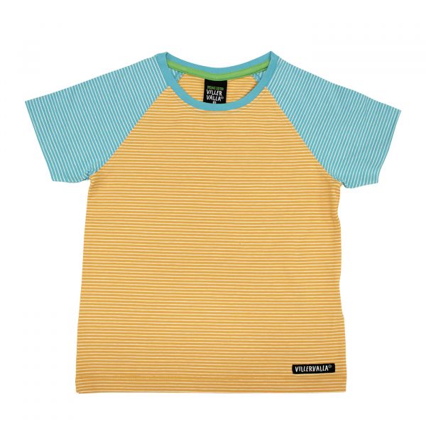 VILLERVALLA - RELAXED T- SHIRT S/S - BIO KURZARM T- SHIRT - PETUNIA/TANGO
