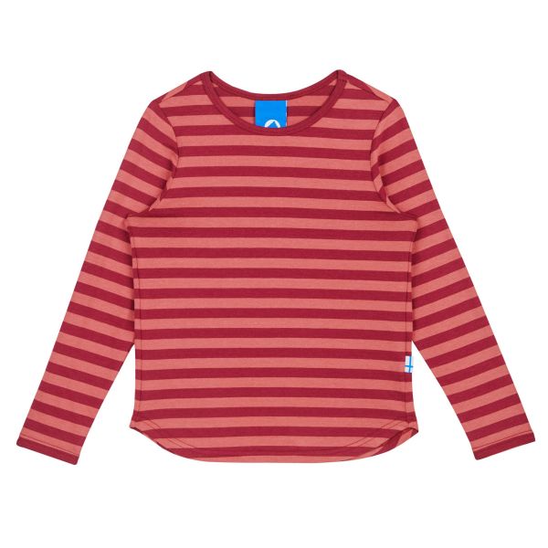 FINKID - MERISILLI - GESTREIFTES LANGARMSHIRT AUS BAMBUSJERSEY