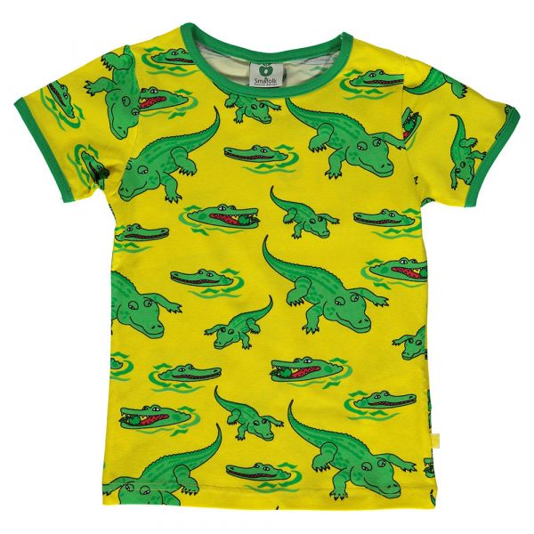 SMAFOLK - KURZARM T-SHIRT - KROKODIL