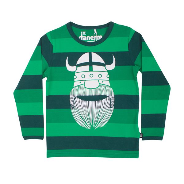Danefae - Sophus Tee - Wikinger Shirt GLOW - Greenery ERIK Glow