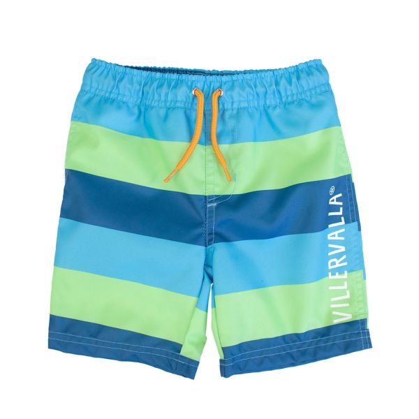 VILLERVALLA - SURF SHORTS - GESTREIFTE BADEHOSE - SURF