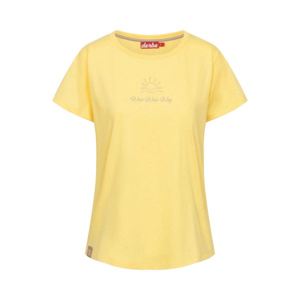 DERBE - WEIT WEG - FRAUEN T-SHIRT - LEMON DROP