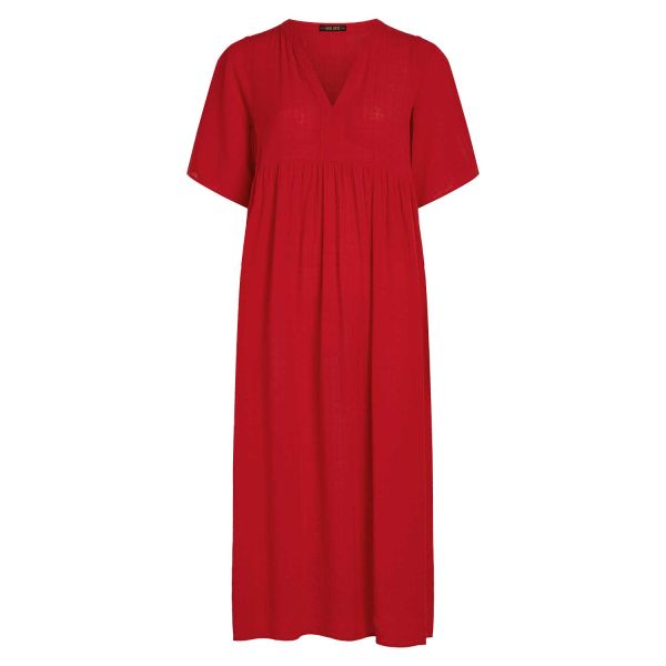 KING LOUIE - IVANA DRESS TORTOISE - DAMEN KLEID KURZARM - CHILI RED