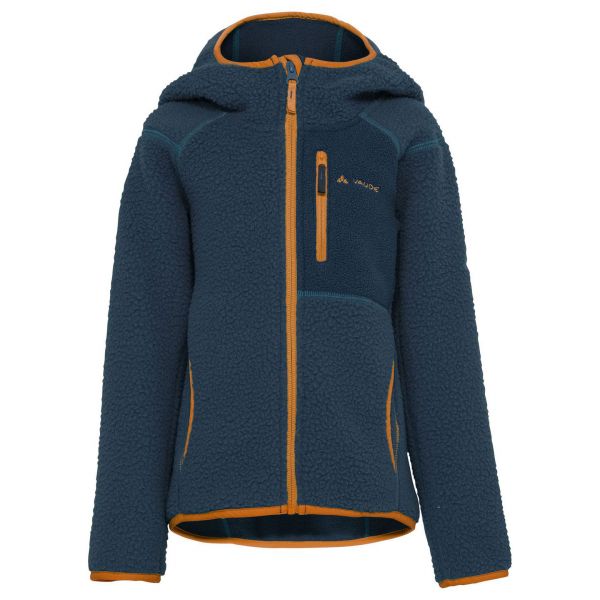 VAUDE - KIDS TORRIDON HOODY JACKET II - FLEECEJACKE - DARK SEA/BROWN