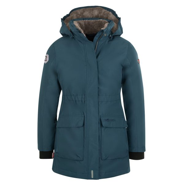 TROLLKIDS - GIRLS ALESUND COAT - DAUNENMANTEL - MYSTIC BLUE