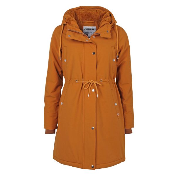 DANEFAE - DANENORA WINTER PARKA - DAMEN WINTERMANTEL - MUSTARD