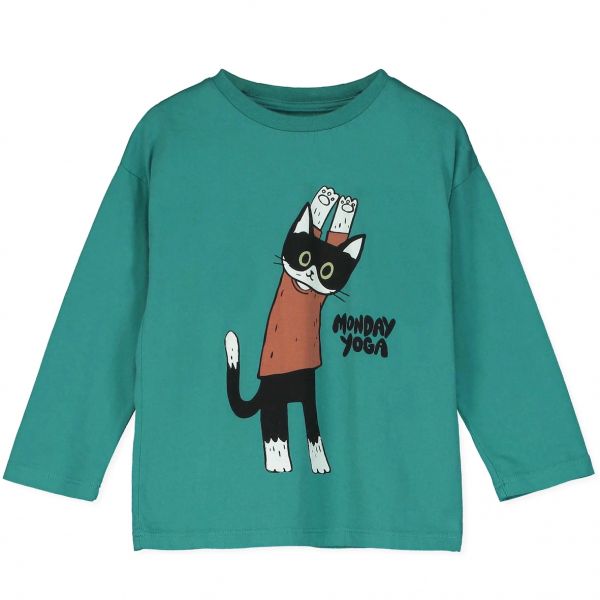 LÖTIEKIDS - LONG SLEEVE TSHIRT YOGA - LANGARMSHIRT - GREEN/MONDAY YOGA