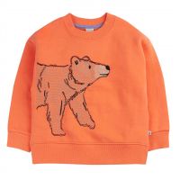 FRUGI - SUPERB STITCHED SWEATSHIRT - SWEAT POLLOVER - ORANGE FRUGI - SUPERB STITCHED SWEATSHIRT - SWEAT POLLOVER - ORANGE