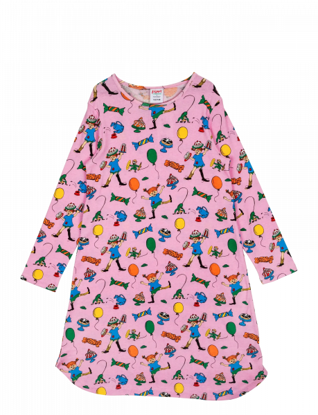 MARTINEX - PARTY PIPPI NIGHTGROWN - NACHTHEMD - KINDER- ROSE