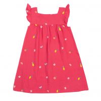 FRUGI - ASHA MUSLIN DRESS - KURZARM KLEID - PETAL/FRUIT FRUGI - ASHA MUSLIN DRESS - KURZARM KLEID - PETAL/FRUIT