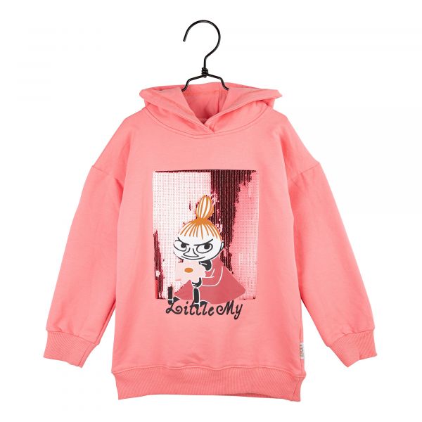 MARTINEX - LITTLE MY HOODIE - MOOMIN KAPUZENPULLOVER - ROSE