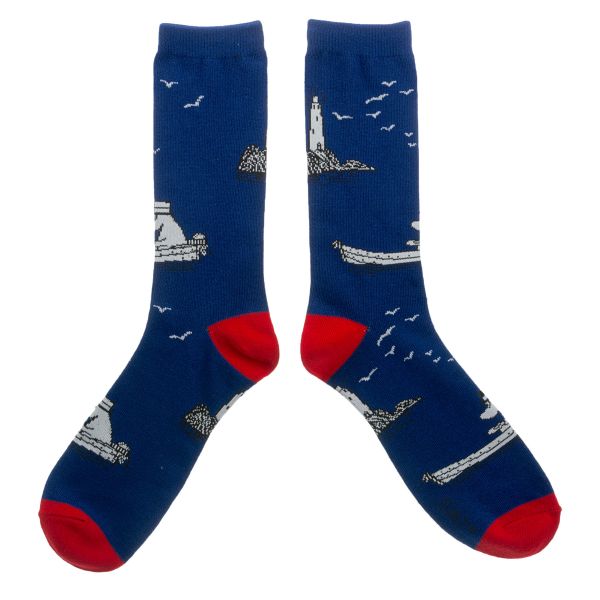 NORDIC BUDDIES - MOOMIN MEN SOCKS - MOOMINTROLL BOAT BLUE GRÖSSE 40-45