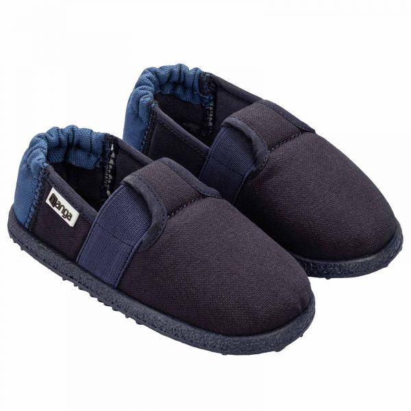 NANGA - KINDER HAUSSSCHUHE - KLETTE 2.0 - DUNKELBLAU