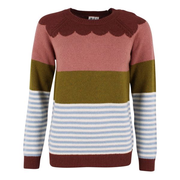 DANEFAE - DANEHAPPY WOOL SWEATER - DAMEN STRICKPULLOVER - MULTI