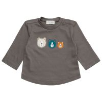 Sense Organics - CHESMU - BABY SHIRT LANGARM - Navy/Boar Appliqué Sense Organics - CHESMU - BABY SHIRT LANGARM - Navy/Boar Appliqué