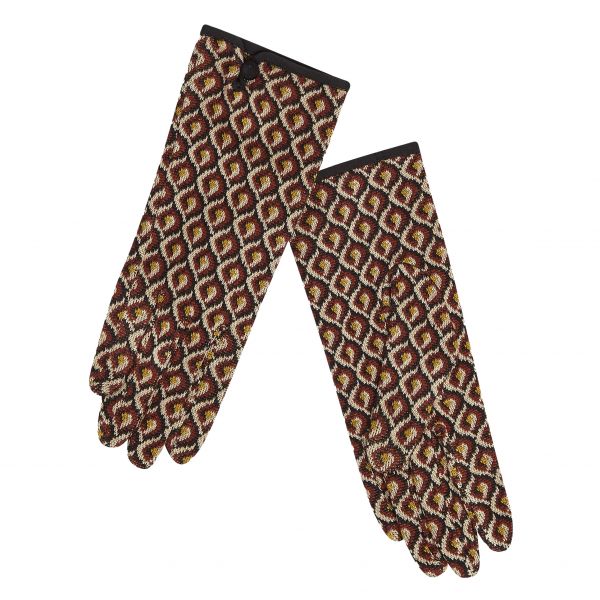 KING LOUIE - GLOVE RIZO - DAMEN STOFFHANDSCHUHE JACQUARD - STORM BLUE