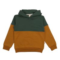 WALKIDDY - CRAZY MACHINES-HOODIE - KAPUZEN PULLOVER - GREEN/YELLOW WALKIDDY - CRAZY MACHINES-HOODIE - KAPUZEN PULLOVER - GREEN/YELLOW