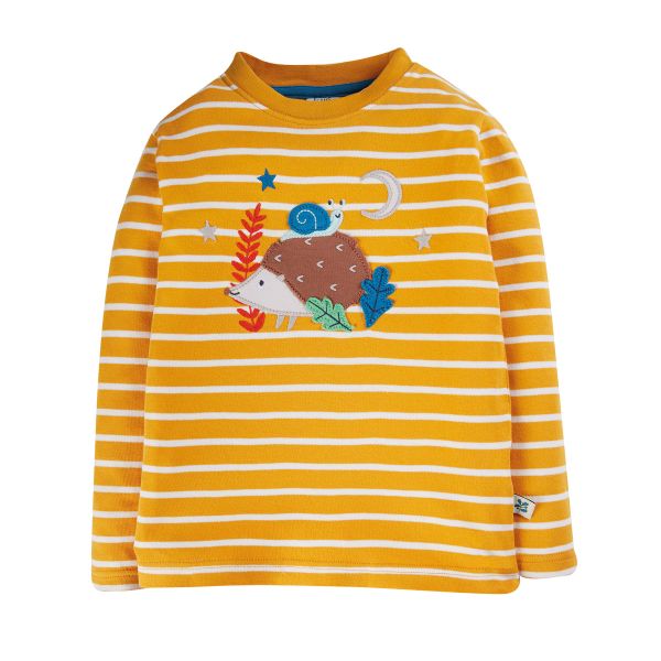 FRUGI - THE NATIONAL TRUST DISCOVERY APPLIQUE TOP - LANGARMSHIRT - DUSKWALK