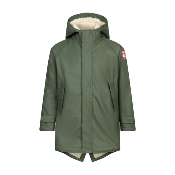 DERBE - TIDAHOLM - KINDER JACKE - OLIVE OFF WHITE