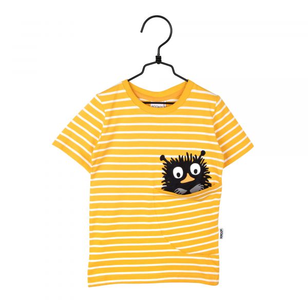 MARTINEX - STINKY T- SHIRT - STREIFENSHIRT MIT GOSSER TASCHE - YELLOW