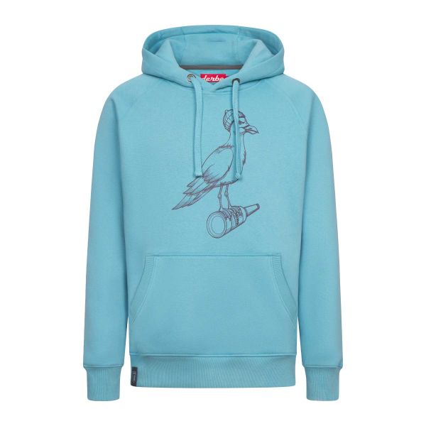 DERBE - STURMMÖWE_MONO - HERREN KAPUZENPULLOVER