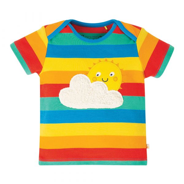 FRUGI - BOBSTER APPLIQUE TOP - KURZARM T-SHIRT