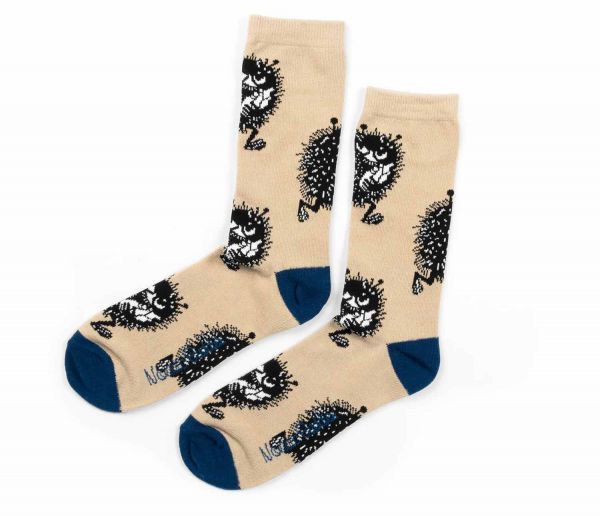 NORDIC BUDDIES - MOOMIN STINKY PRANKING MEN SOCKS - BEIGE GRÖSSE 40-45