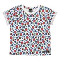 VILLERVALLA - T-SHIRT W. FOLD UP - KURZARM- T- SHIRT MIT BEERENPRINT VILLERVALLA - T-SHIRT W. FOLD UP - KURZARM- T- SHIRT MIT BEERENPRINT