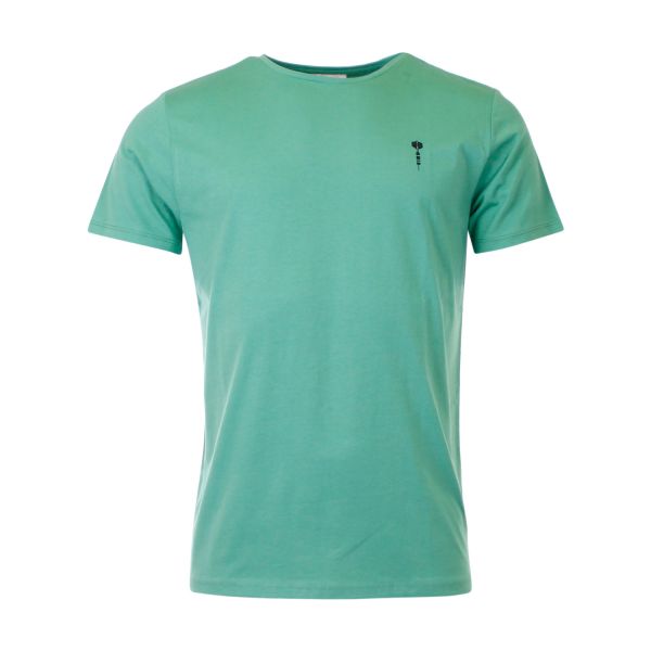 CHILLS & FEVER - SHIRT FELIX - HERREN KURZARM T-SHIRT - DART GREEN