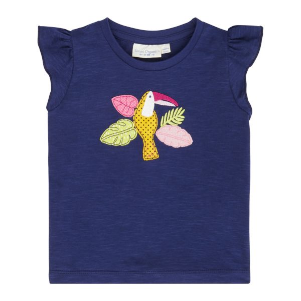 SENSE ORGANICS - NANA BUTTERFLY SHIRT S/S - KURZARM OBERTEIL BIO