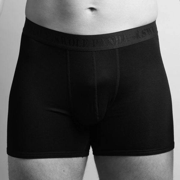 SWOLE PANDA - BLACK BAMBOO BOXERS BLACK BAND - HERREN UNTERHOSE - SCHWARZ