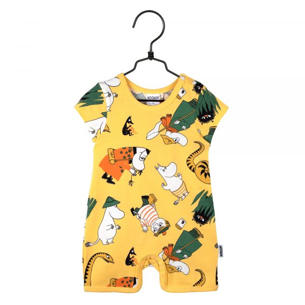 MARTINEX - GRASSLAND PLAYSUIT - KURZER JERSEY OVERALL - YELLOW