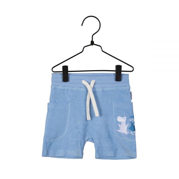 MARTINEX - MOOMIN TERRY SHORTS - KURZE SWEAT HOSE - BLUE