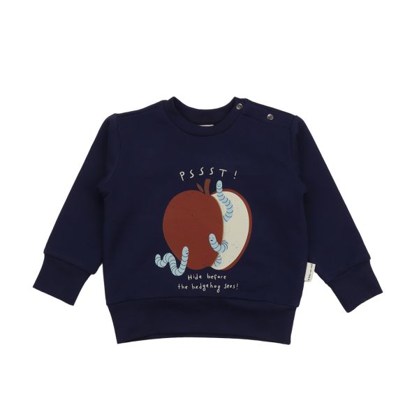 WALKIDDY - TINY HEDGEHOGS-SWEATSHIRT - SWEAT LANGARMSHIRT - NAVY