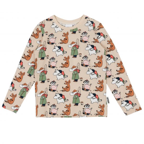 MARTINEX - BUSY DAY SHIRT - LANGARM SHIRT - BEIGE